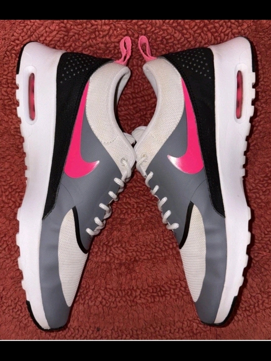 Nike Shoes - Nike Womens Air Max Thea Running Shoes Multicolor  Low Top Lace Up 9